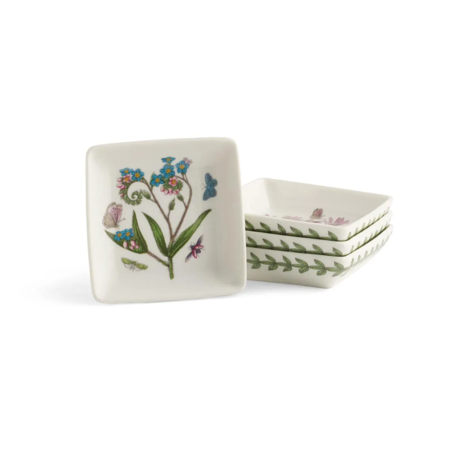 Botanic Garden Square Dish S/4