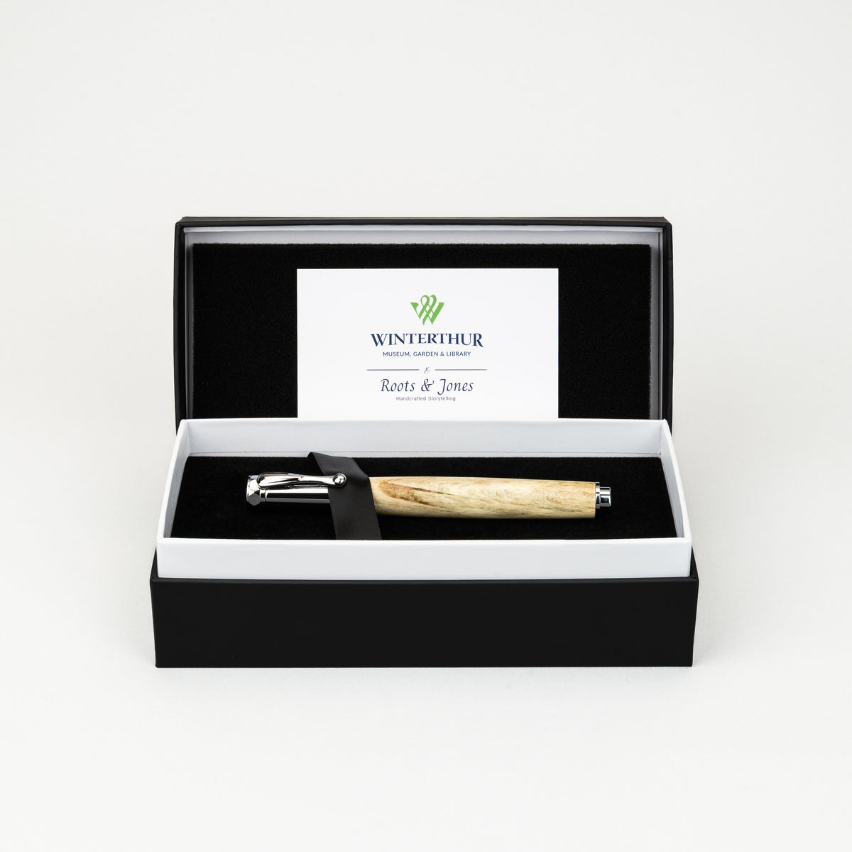 Winterthur White Wood Rollerball Pen