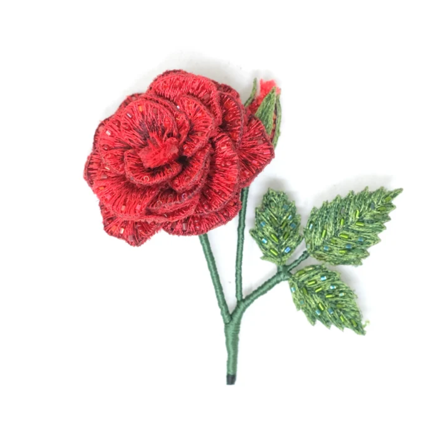 Brooch Love Rose