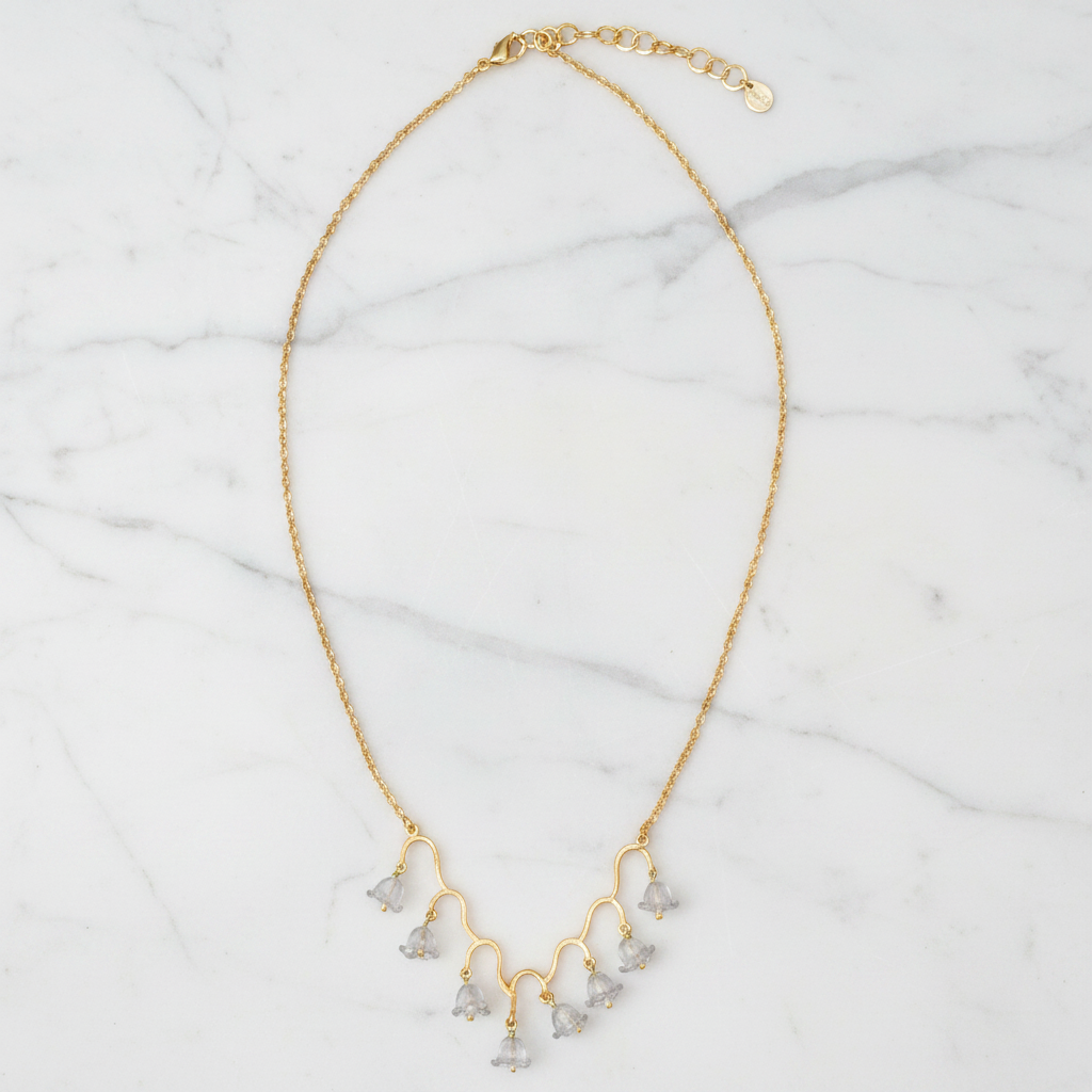 Lily of the Valley Dainty 16in Necklace