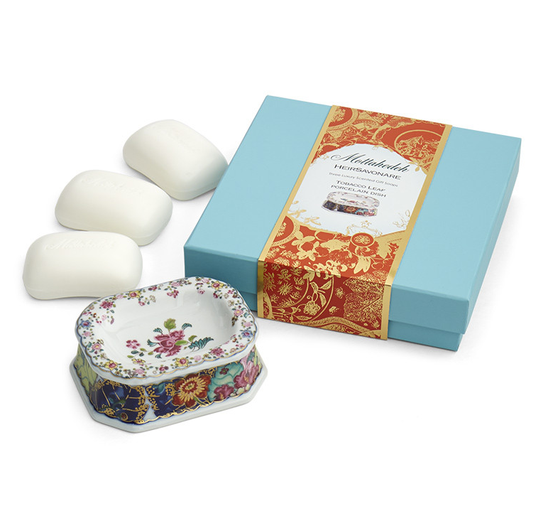 Tobacco Leaf Heirsavonare Soap Gift Set