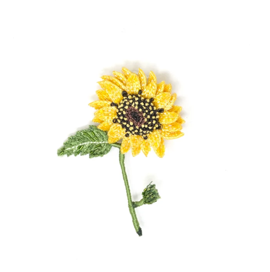 Brooch Sunflower