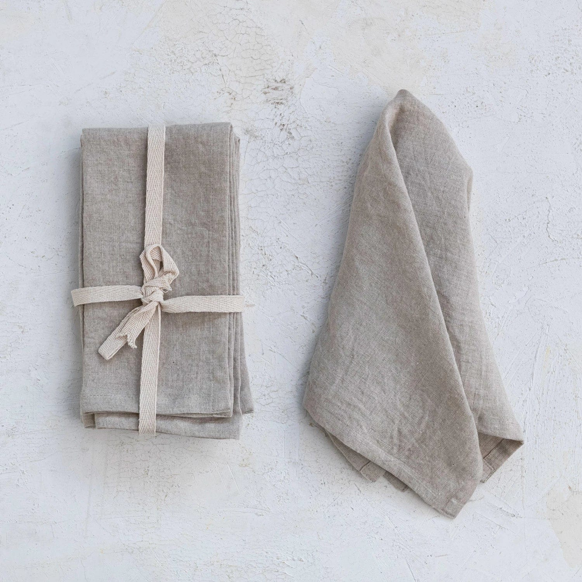 Stonewash Linen Napkins S/4