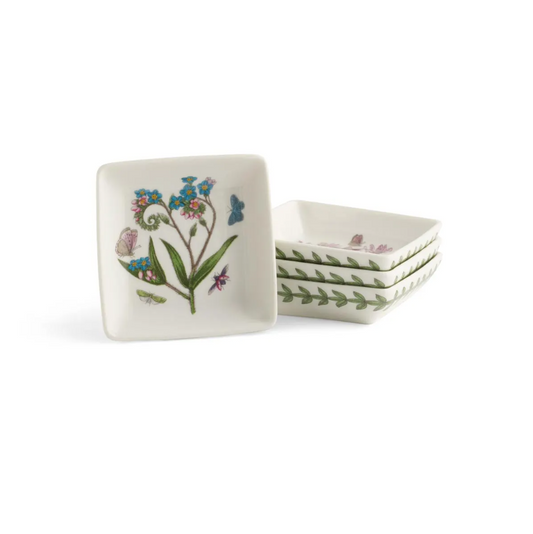 Botanic Garden Square Dish S/4