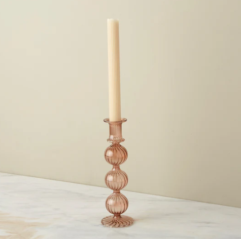 Nalia Amaranth Candlestick Holder