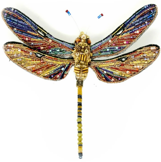 Brooch Brown Hawker Dragonfly