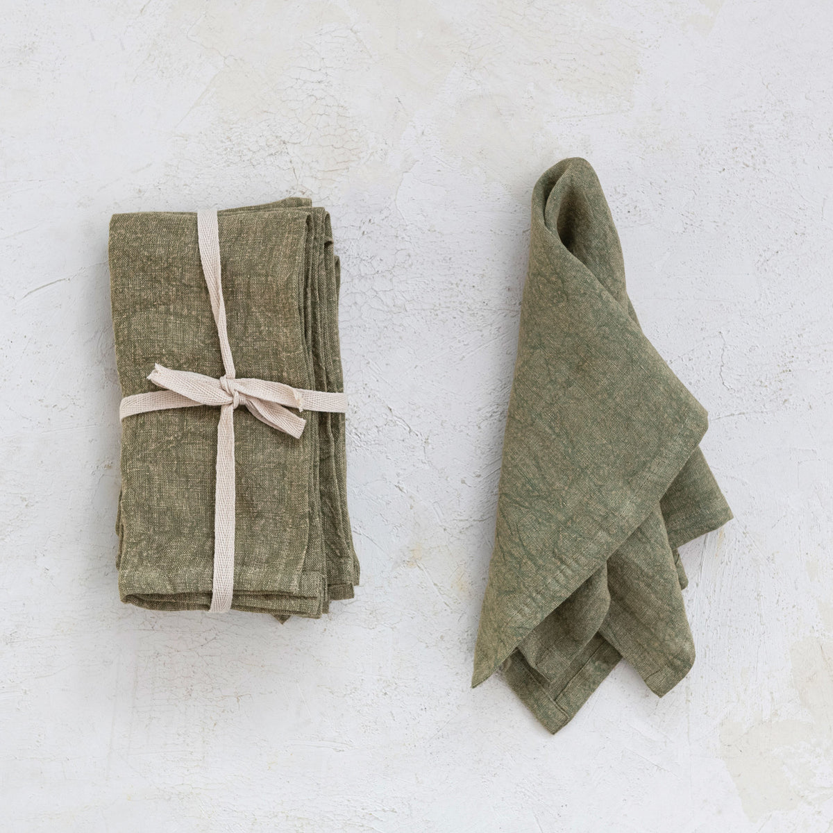 Stonewash Linen Napkins S/4
