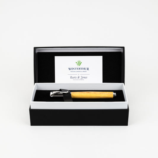 Winterthur Yellow Wood Rollerball Pen