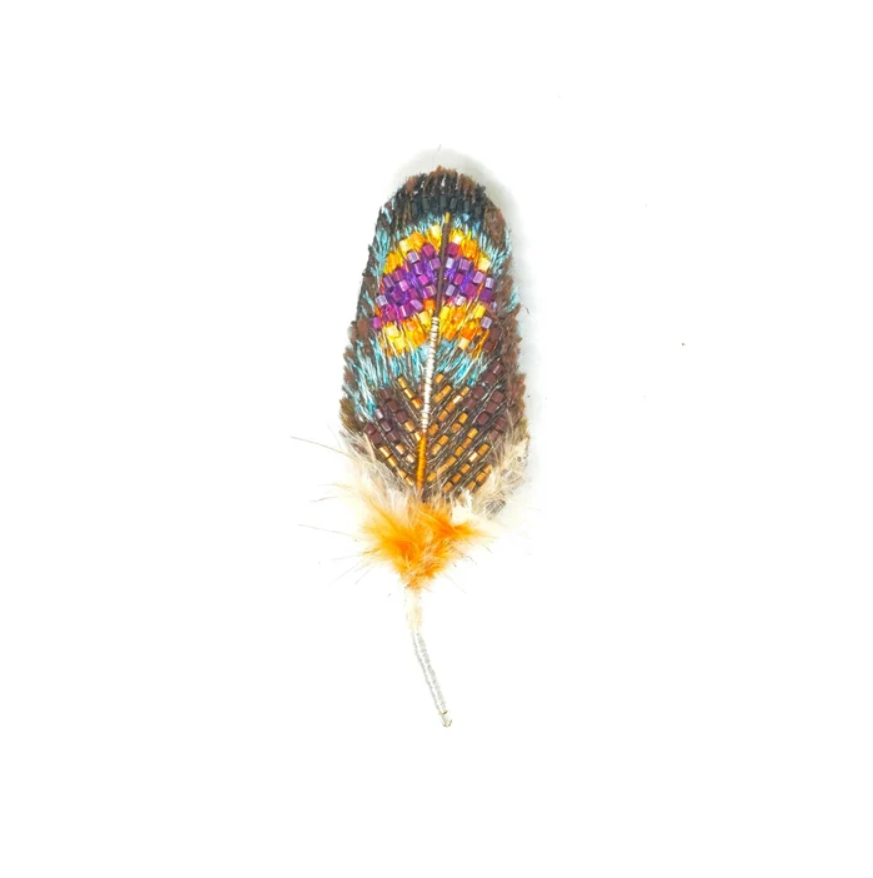 Brooch Feather Dove
