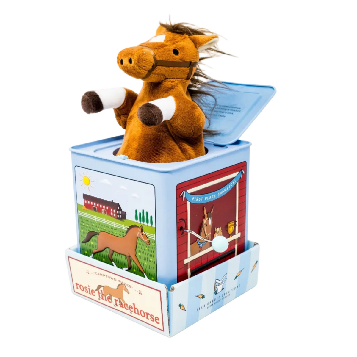 Musical Racehorse Jack-in-the-Box