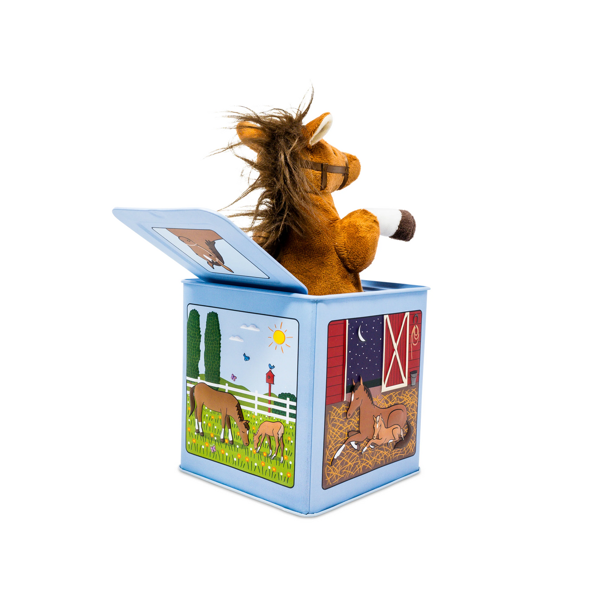 Musical Racehorse Jack-in-the-Box