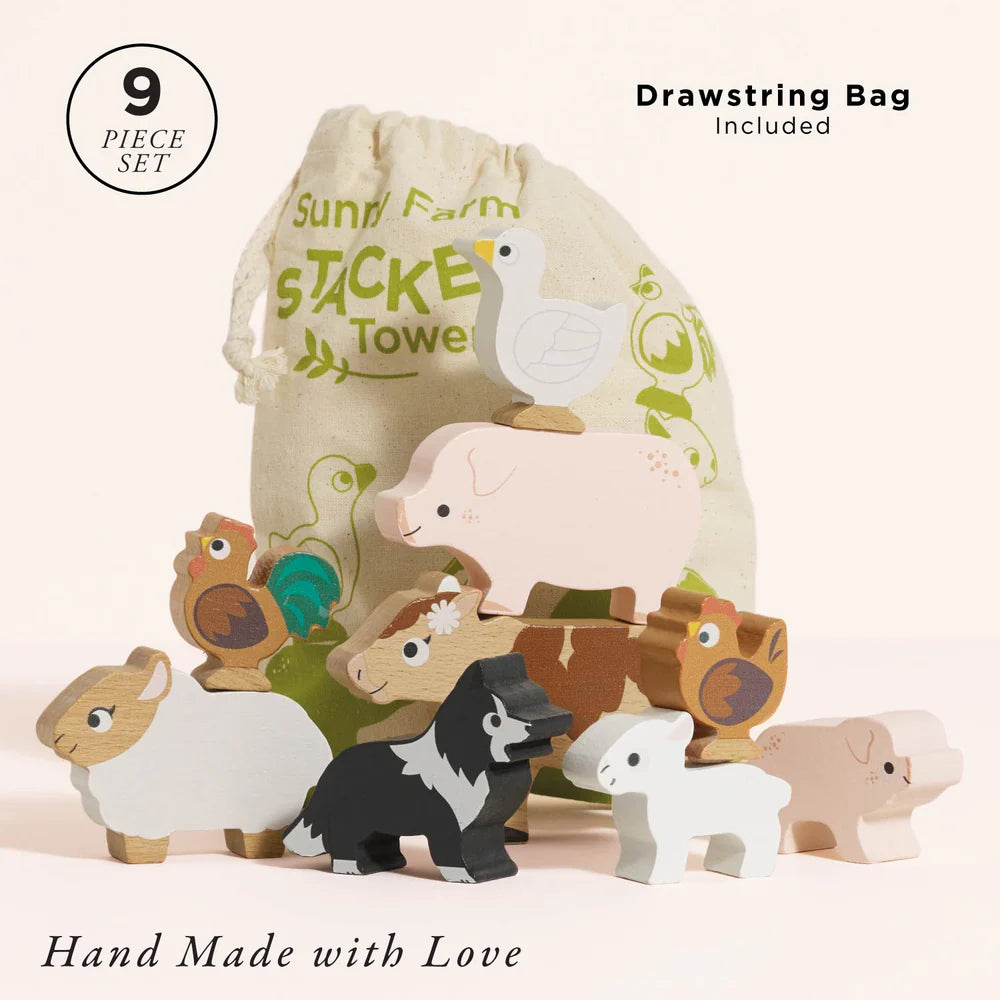 Farmyard Animals Stacking Wood