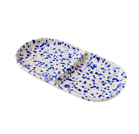 Splatterware Divided Plate