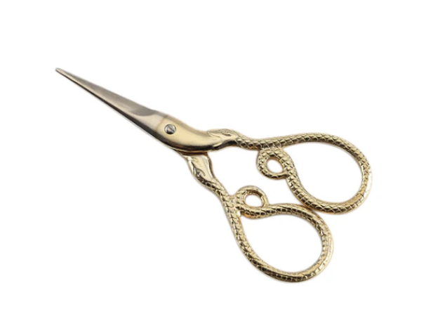 Gold Python Scissors