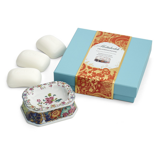 Tobacco Leaf Heirsavonare Soap Gift Set