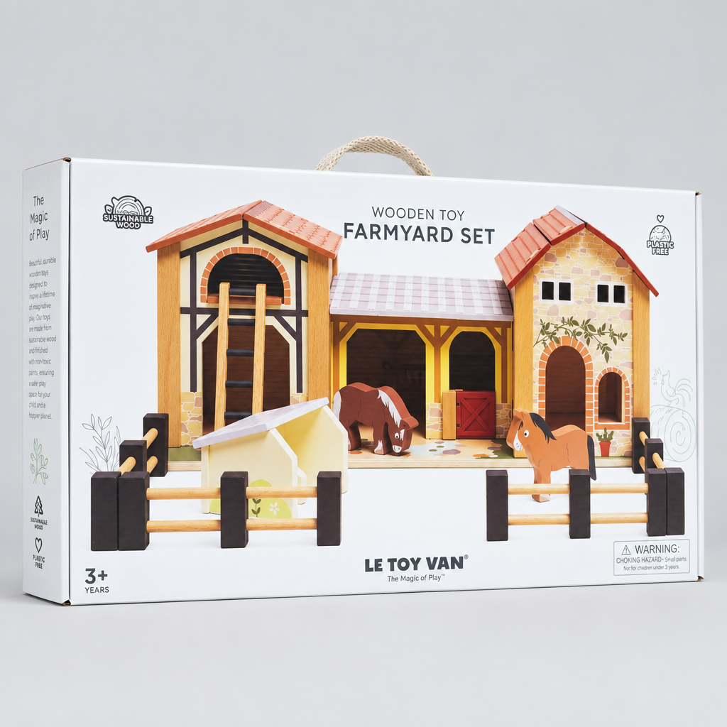 Wooden Farmyard Stables