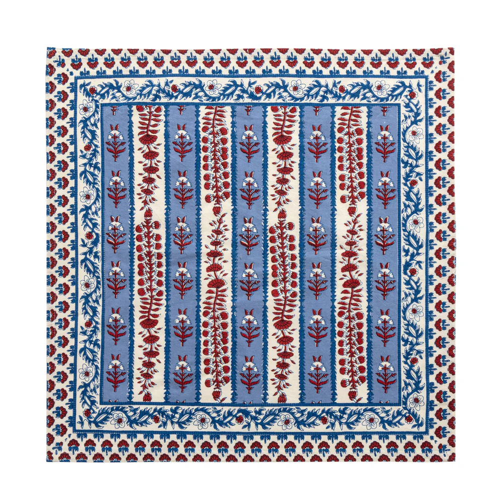 Avignon Red & Blue Napkin Set