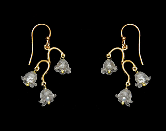 Lily of the Valley Dainty Wire Earrings