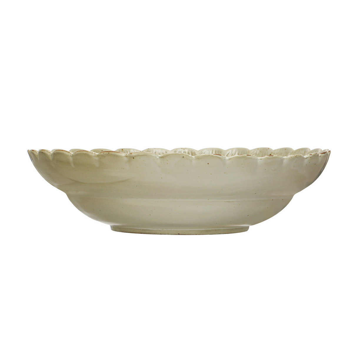 Scalloped Edge Serving Bowl