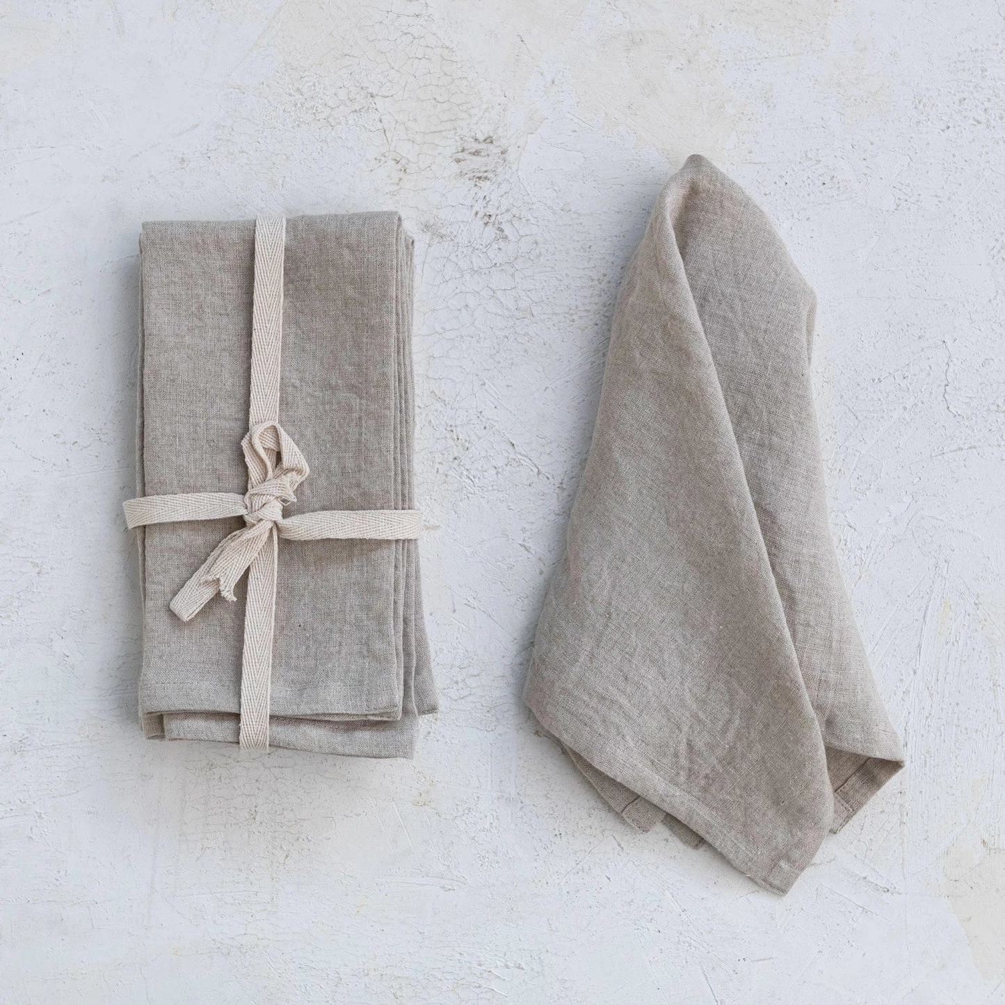 Stonewash Linen Napkins, Set of 4