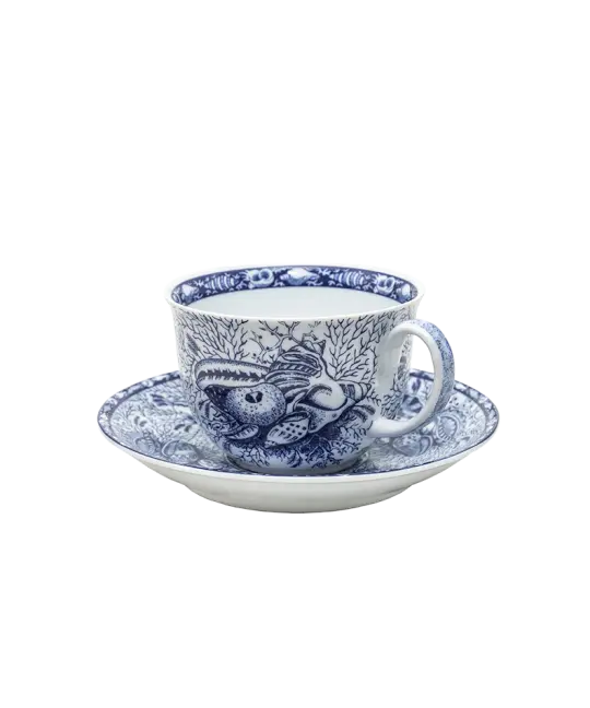 Blue Torquay Tea Cup Saucer S2